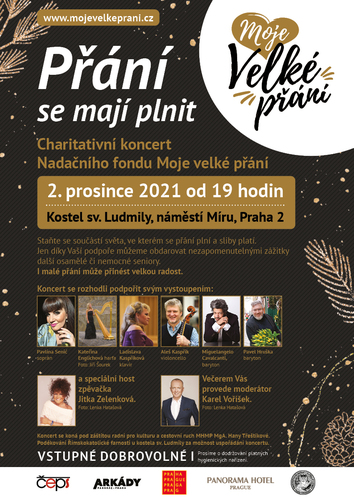 Charitativní koncert "Přání se mají plnit"