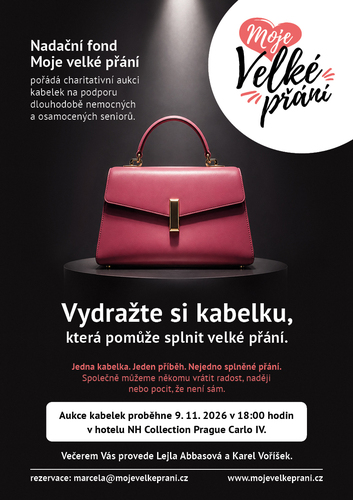 Přijďte si vydržit kabelku!